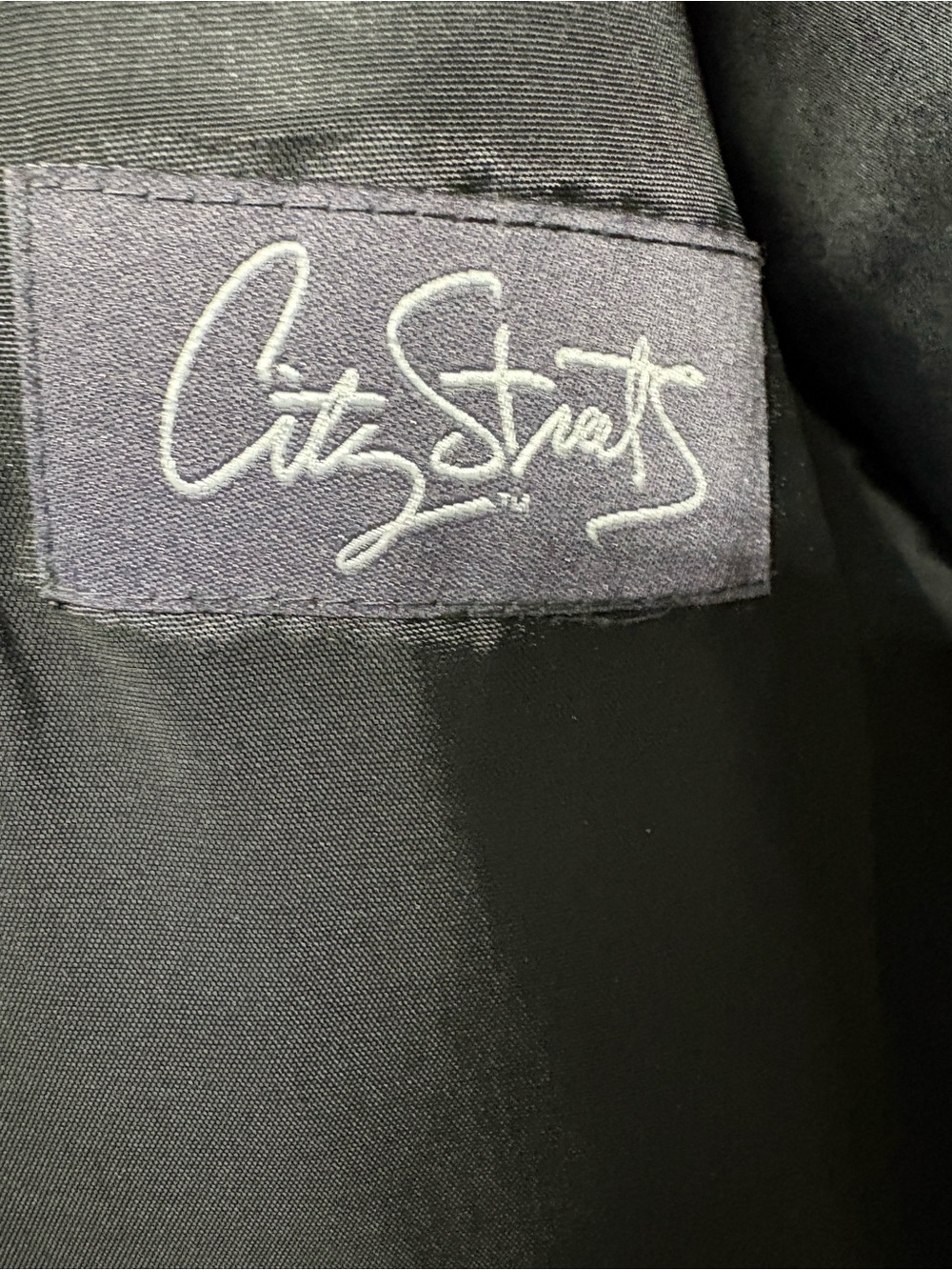 City Streets Black Men's Jacket